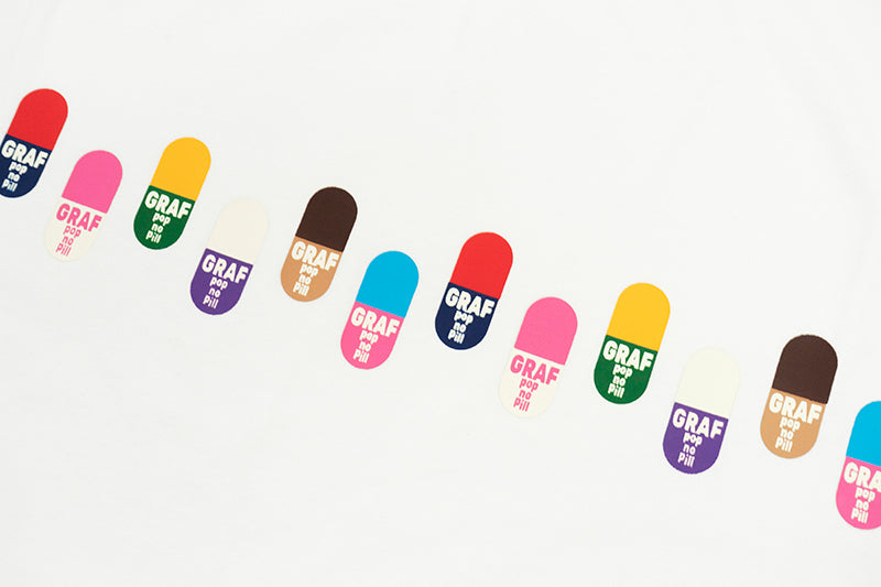 GRAFWU Cute Pill Pattern T-Shirts