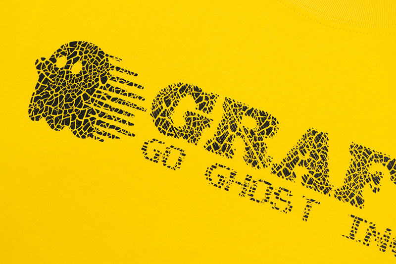 GRAFWU Cracked Distressed Pattern T-Shirts