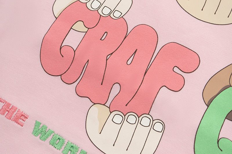 GRAFWU Cute Global Village Unity Theme T-Shirts
