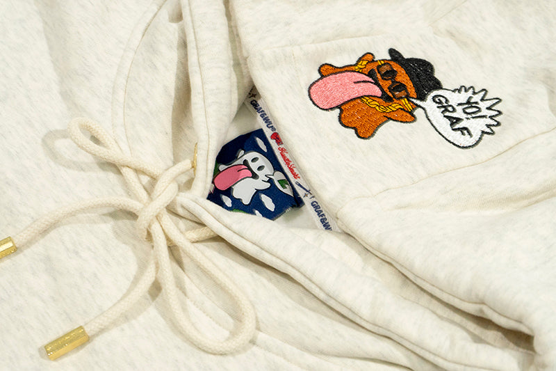 GRAF&WU Old School Rap BooGhost Hoodies