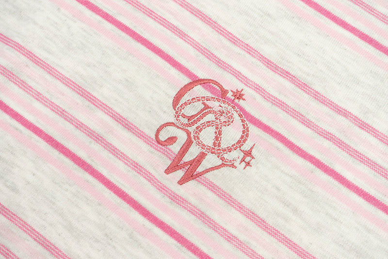 GRAF&WU Snake Embroidered Brand Logo T-Shirt
