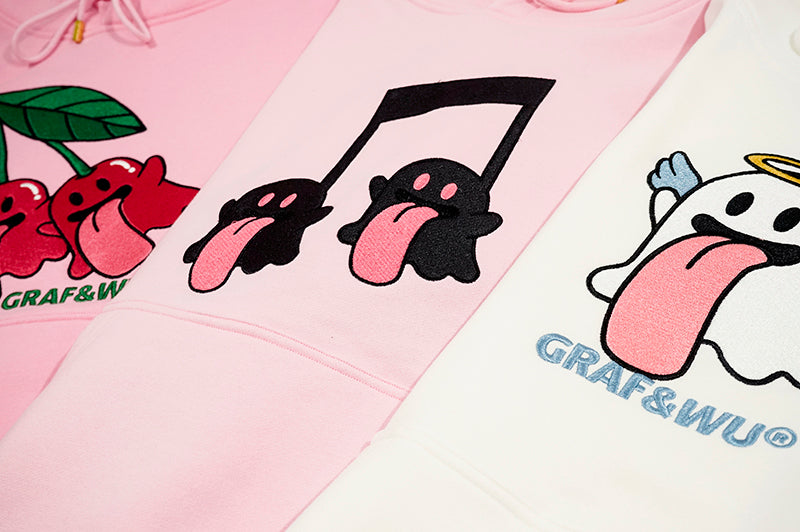 GRAF&WU Cute Ghost 2.0 Fleece Hoodies