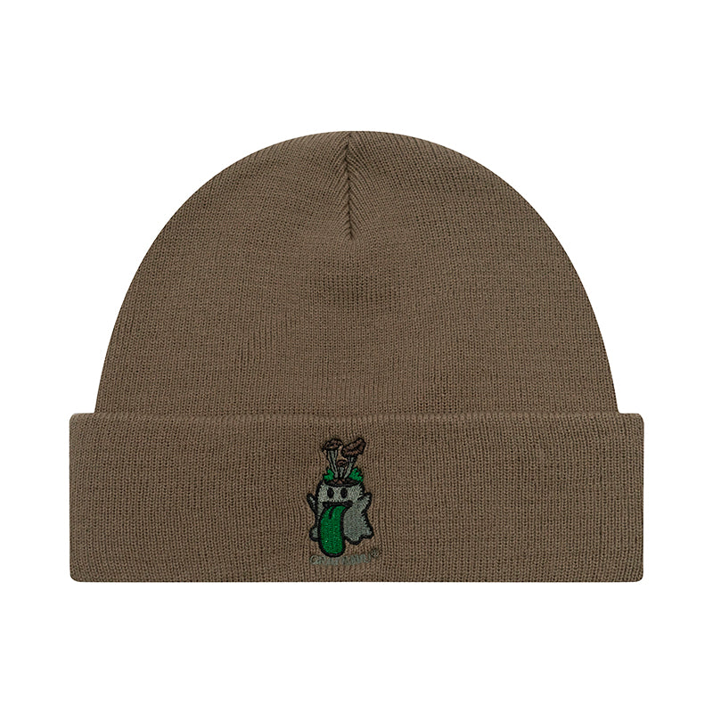 GRAFWU Embroidery Mushroom BooGhost Beanies