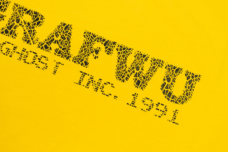 GRAFWU Cracked Distressed Pattern T-Shirts