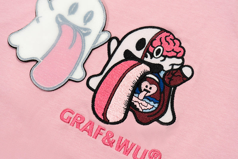 GRAFWU Magic Stickers Anatomy Ghost T-Shirts