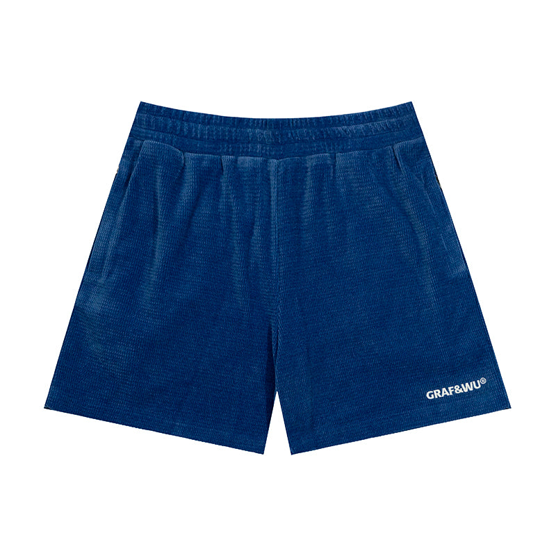 GRAFWU Flannel Fabric Comfortable Men Shorts