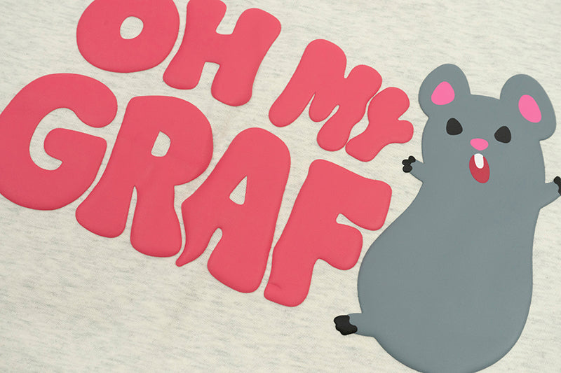 GRAFWU Pocket OhMyGraf Screaming Mouse Cute Design T-Shirt