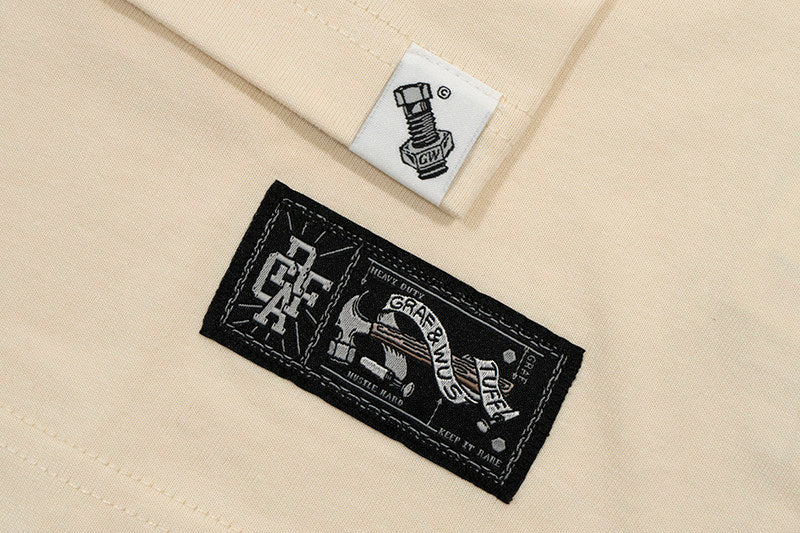 GRAF&WU Handmade Crocheted Giraffe Doll Design Cotton T-Shirt