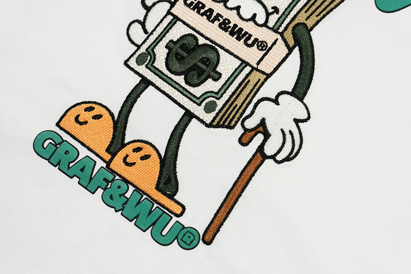 GRAFWU F*Ck your old money Letter T-Shirts