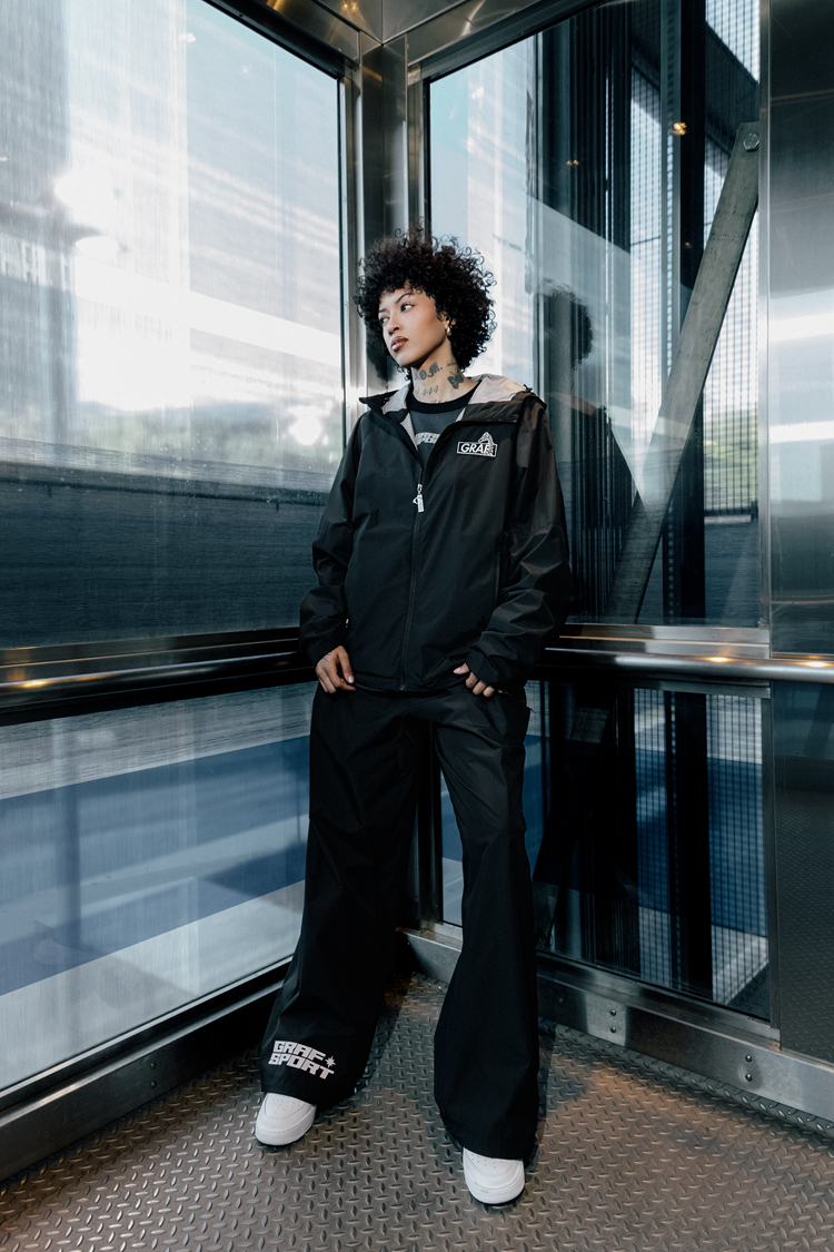 GRAF&WU SPORT Reflective print Lightweight Jacket
