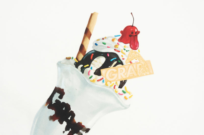 GRAFWU Cherry Cute Ghost Sundae T-Shirts
