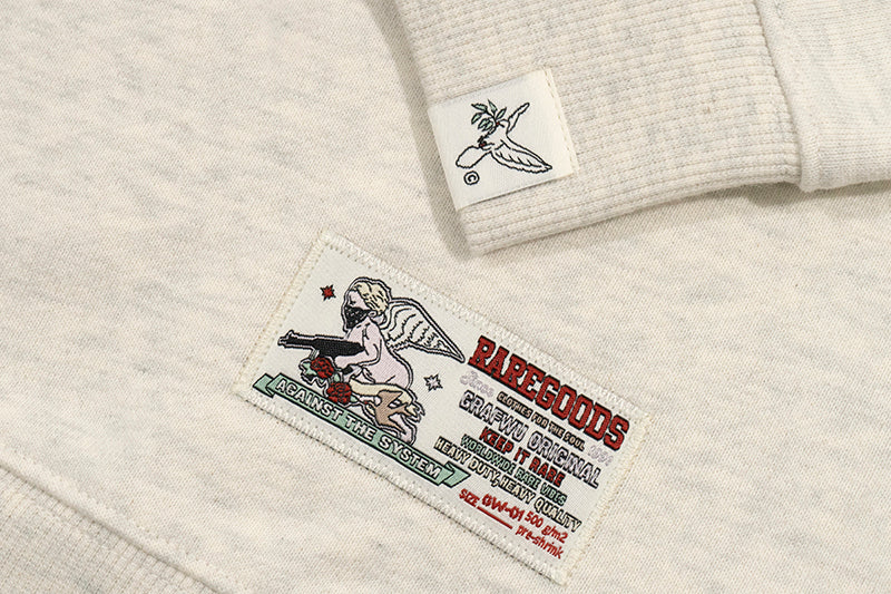 GRAF&WU Giraffe Stress Work Survivor Embroidery Hoodie