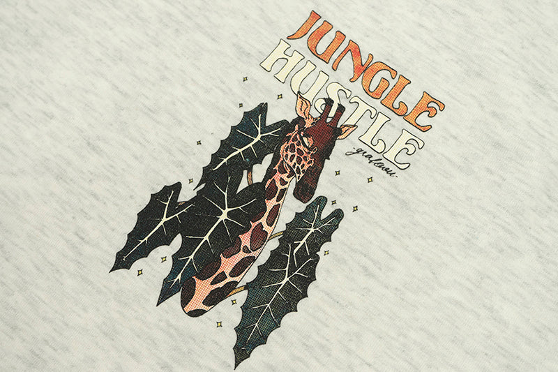 GRAF&WU Tropical Giraffe Print T-Shirts
