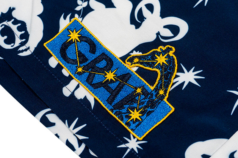 GRAF&WU 12 Zodiac Signs Silhouette Astrology Universe Streetwear Cool Feeling Shorts