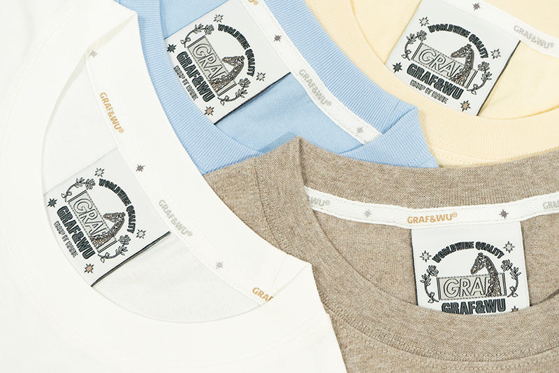 GRAF&WU G Letter Cute Ghost T-shirts