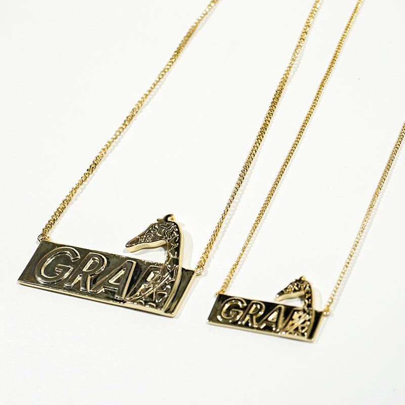 GRAF&WU Ak47 Little Angel Necklaces Bogo Giraffe Jewelry Hip Hop Trend Shiny Necklace Special Design Accessories