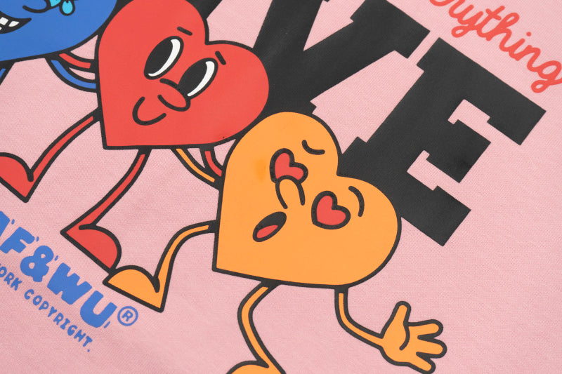 GRAF&WU Three Cute Love Characters T-Shirt
