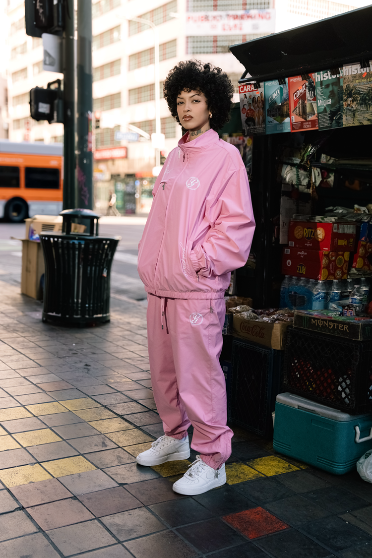GRAF&WU Embroidered Streetwear Drill Sports Jacket
