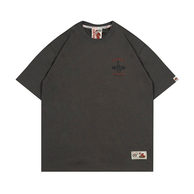 GRAF&WU Gym Star Giraffe Print T-shirts