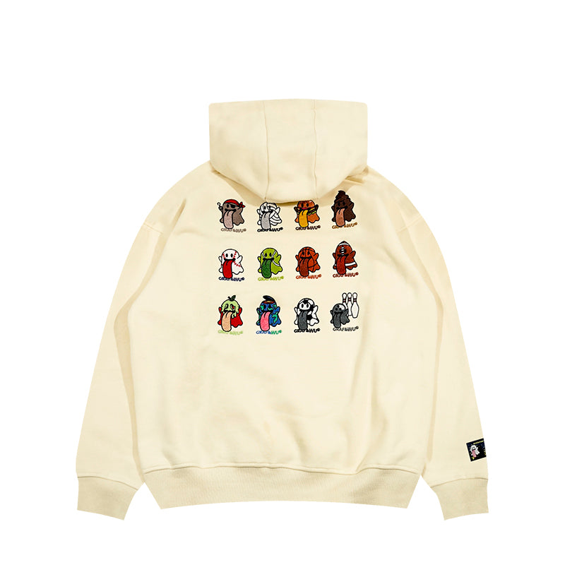 GRAF&WU BooGhost Original Loose-Fit Fleece Hoodie