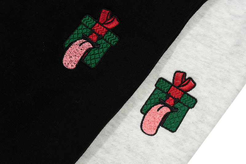 GRAF&WU Christmas Naughty Cute Ghost Character Crewneck Sweatshirt