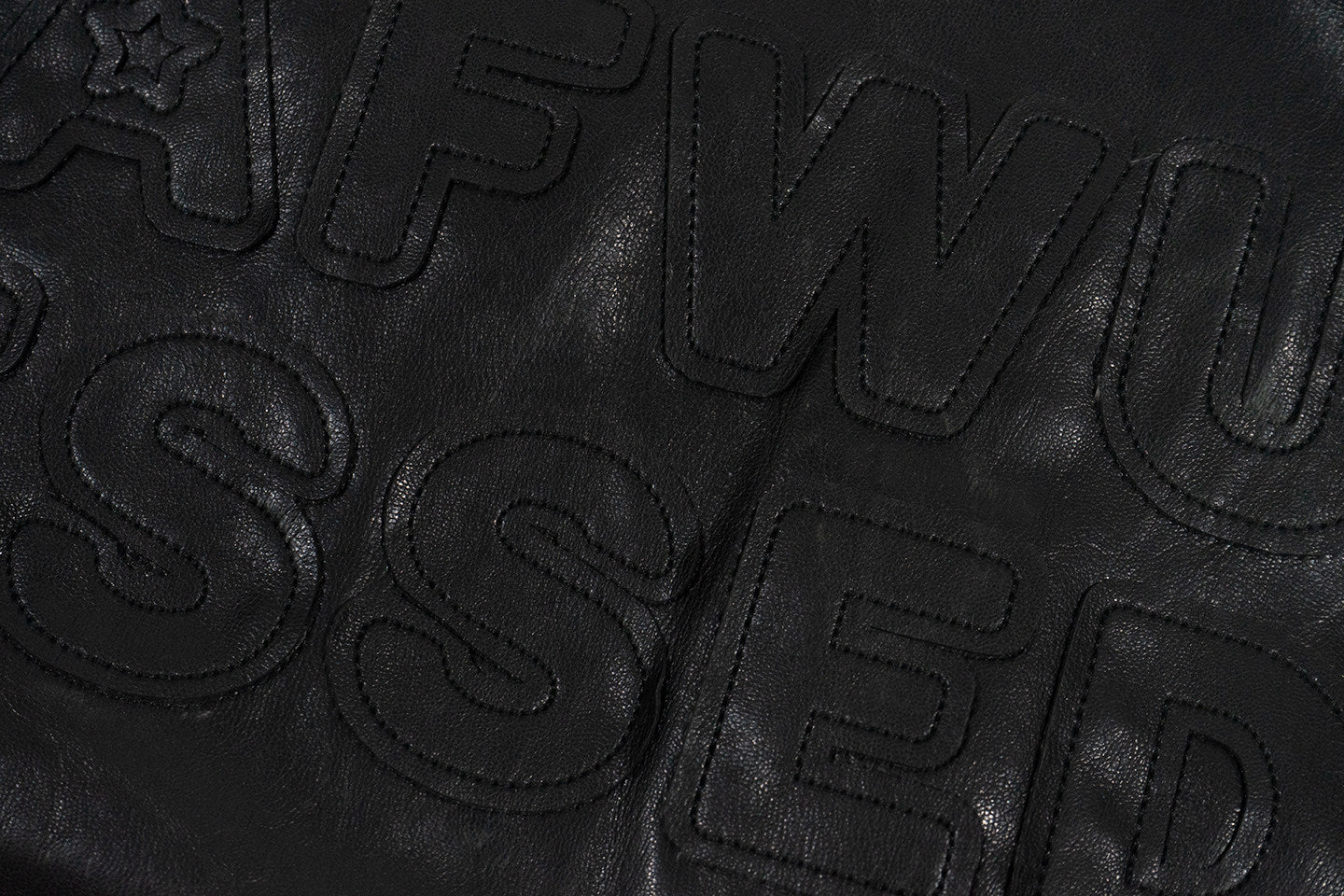 GRAF&WU World Is Yours Victory Goddess Motorcycle Retro Leather Jacket