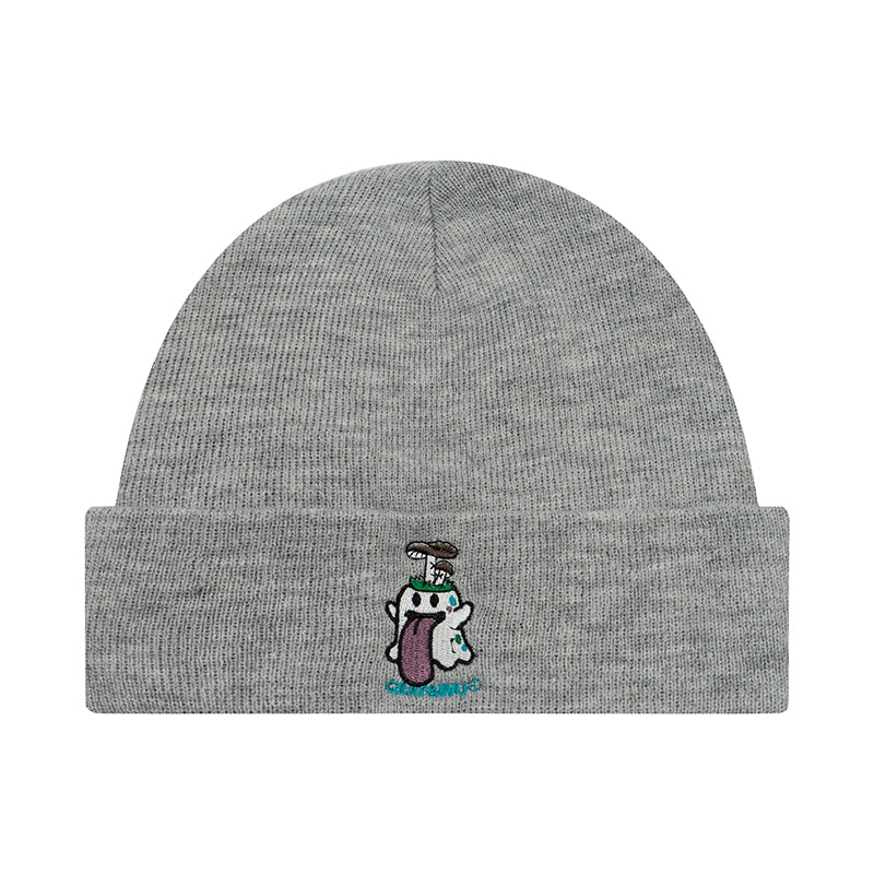 GRAFWU Embroidery Mushroom BooGhost Beanies