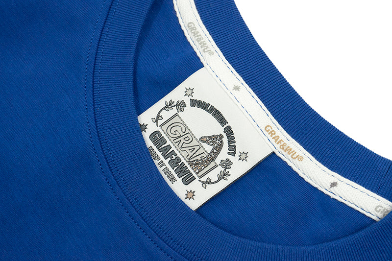 GRAF&WU Pocket Heart Ghost Embroidery T-shirts