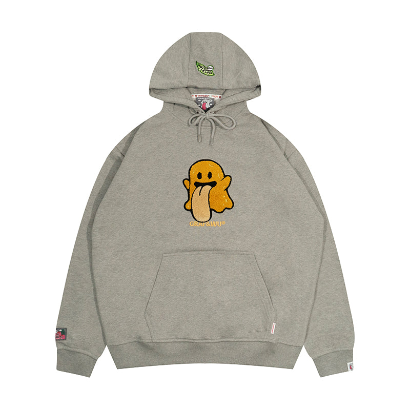 GRAF&WU Cabbage Carrot Vegetable Cute Ghost Hoodie