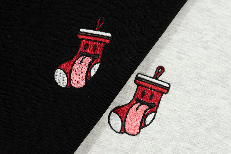 GRAF&WU Christmas Naughty Cute Ghost Character Crewneck Sweatshirt