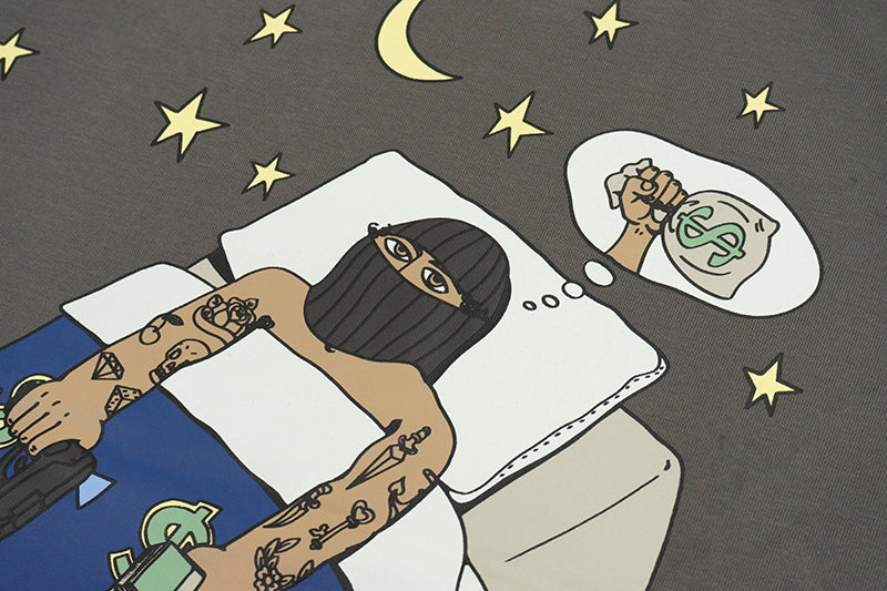GRAFWU Street Dream and Get Rich Dream T-Shirts