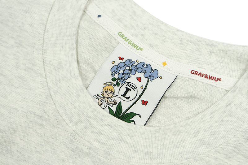 GRAFWU Kiss My Pink Letter Giraffe T-Shirts