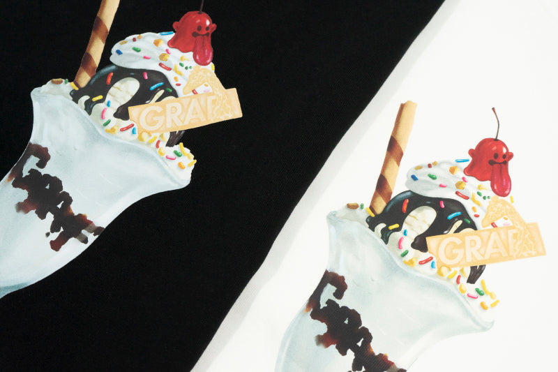 GRAFWU Cherry Cute Ghost Sundae T-Shirts