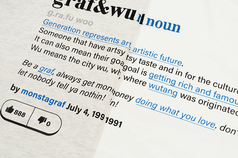 GRAFWU Urban Dictionary Cultural T-Shirts