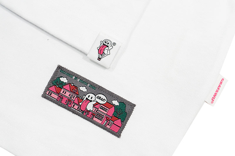 GRAF&WU BooGhost cute Ghost 2.0 Angel Demon street loose casual T-shirt short sleeve