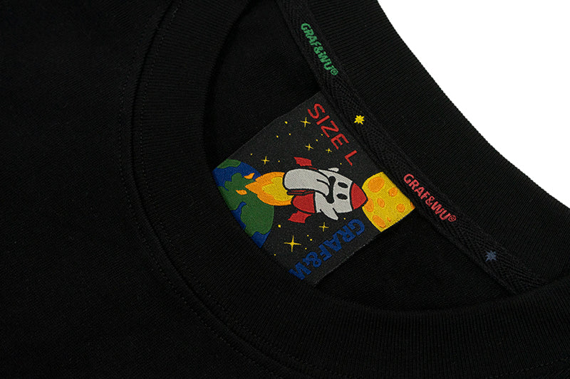 GRAFWU Five-Ring Olympic Cute Ghost T-Shirts
