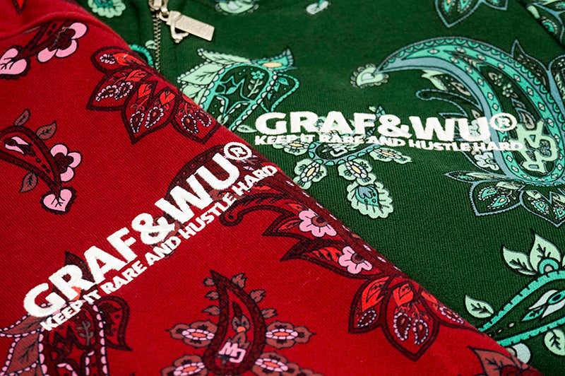 GRAF&WU Paisley 2.0 Pattern Printing Coat