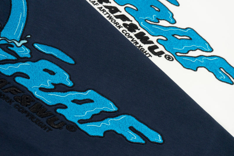 GRAF&WU Fire Hydrant Leak Drip Embroidery T-Shirts