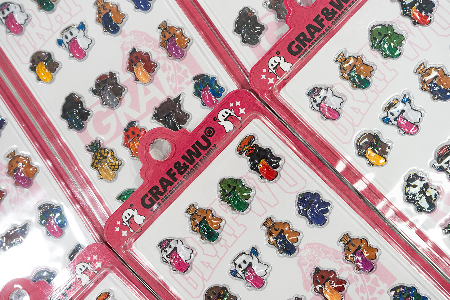 GRAF&WU 3D Embossed Mobile Phone Computer Stickers