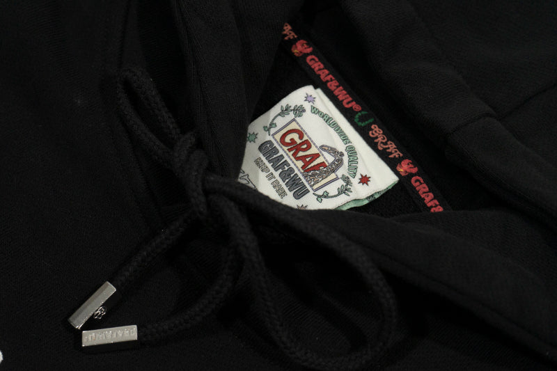 GRAF&WU DeadOPP Kill Enemy Street Hoodie Fleece Sweatshirt