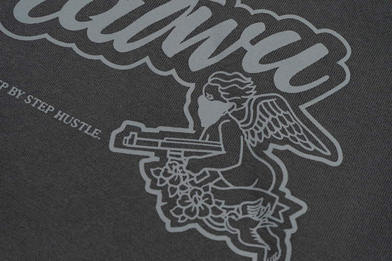 GRAF&WU AK Angel Letter Print Hoodies