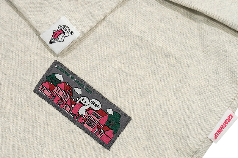 GRAF&WU 【World famous paintings】12 paintings of art Mona Lisa BooGhost embroidered short sleeves
