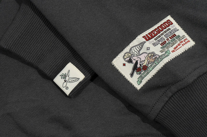 GRAF&WU AK Angel Letter Print Hoodies