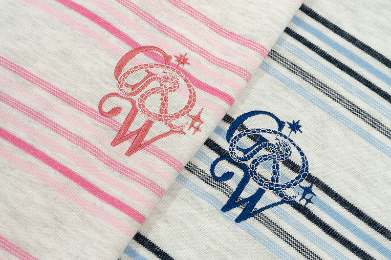 GRAF&WU Snake Embroidered Brand Logo T-Shirt