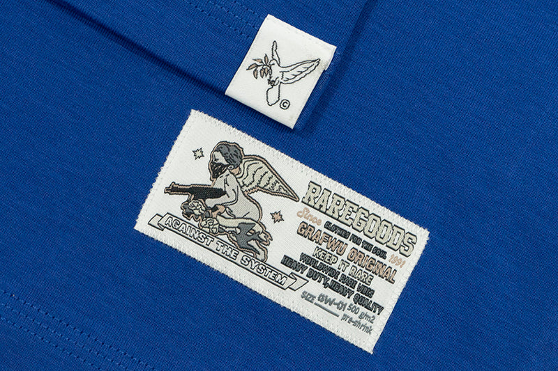 GRAF&WU Pocket Heart Ghost Embroidery T-shirts