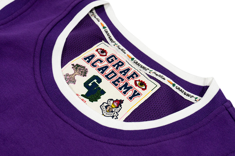 GRAFWU Devil Black Cat Two-Headed Sheep Embroidery Basketball Vest