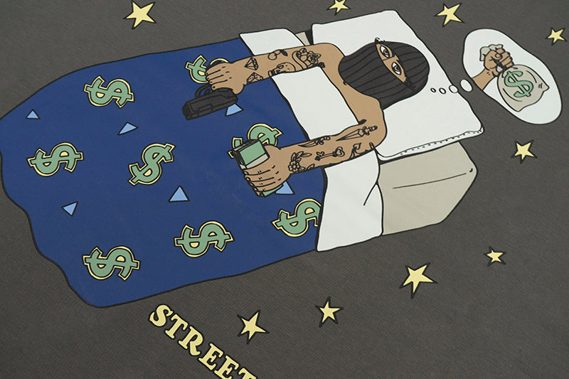 GRAFWU Street Dream and Get Rich Dream T-Shirts