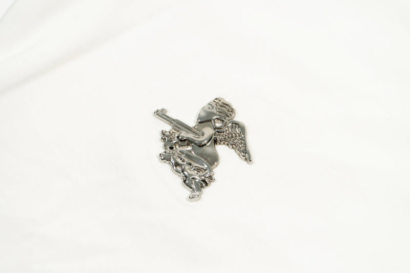 GRAF&WU AK47 Angel Giraffe Metal Label Hot Girl T-Shirts