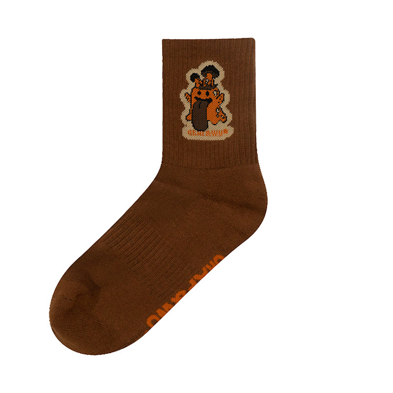 GRAF&WU Socks Magic Mushroom BooGhost Character Socks Cute Ghost 2.0 Socks Skateboard Sports Cotton Socks Men Women Fashion Socks