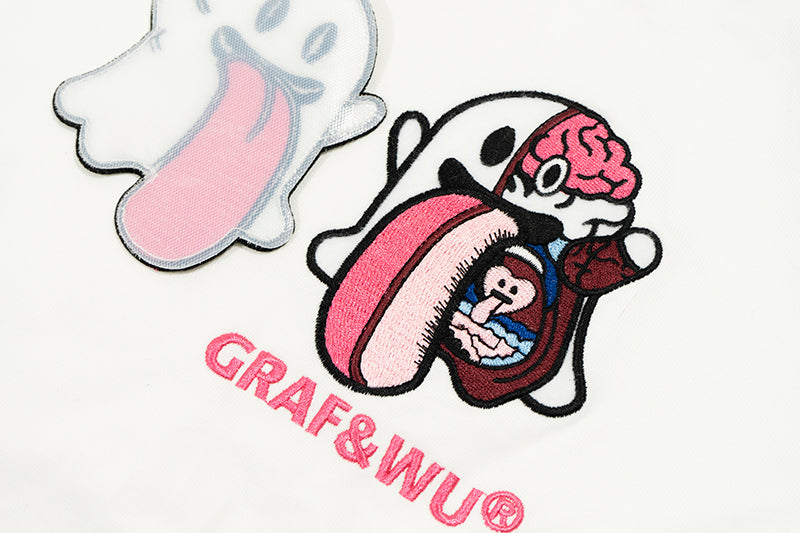 GRAFWU Magic Stickers Anatomy Ghost T-Shirts
